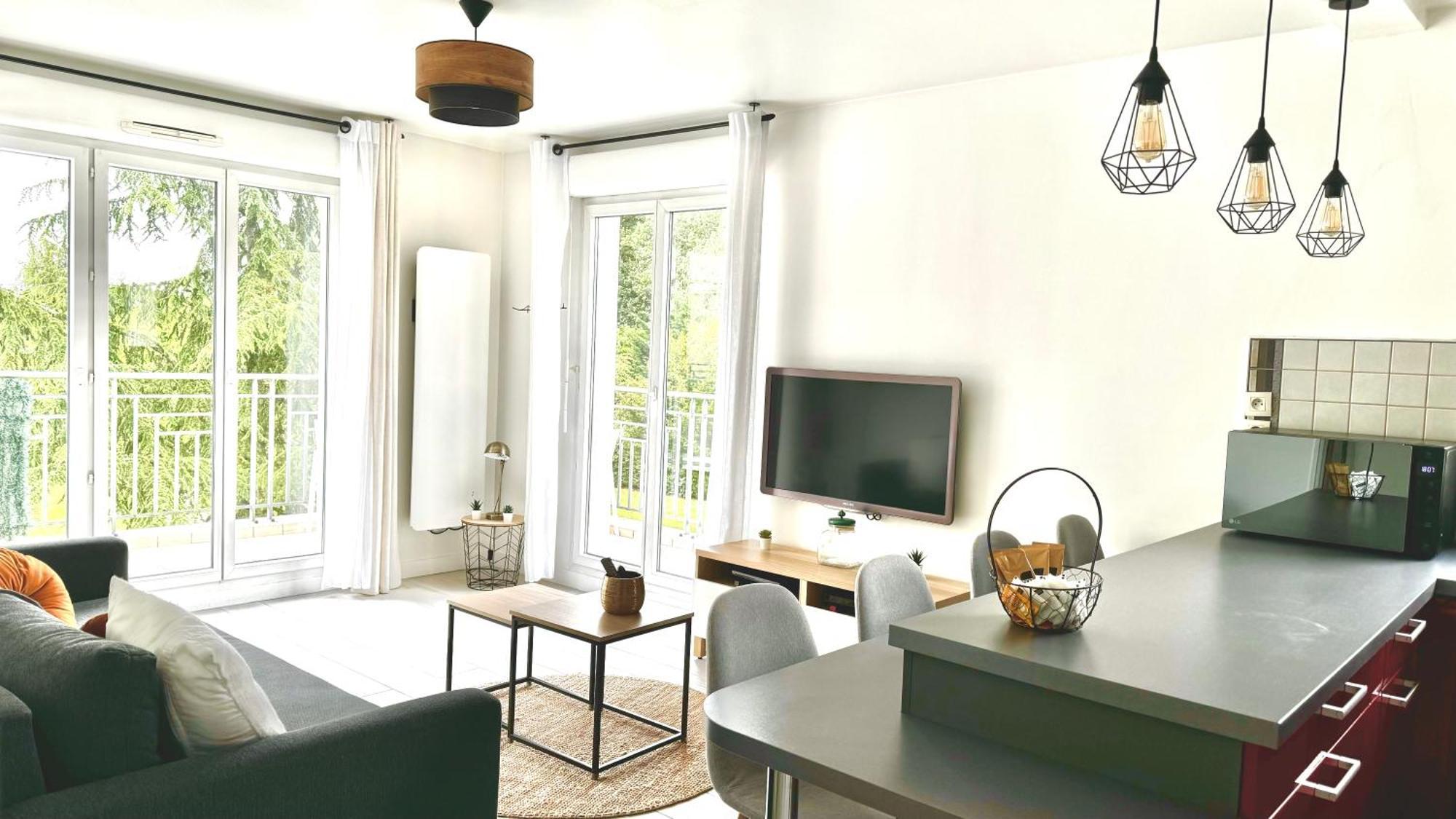 Appartement Central 6 Personnes A 10 Minutes De Disneyland Montévrain Eksteriør billede